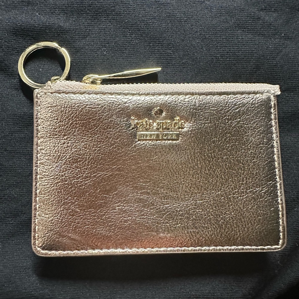 Kate Spade- Keychain Coin Wallet - Rose gold